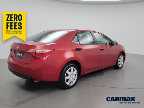 Red 2018 Toyota Corolla LE