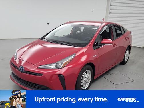 Red 2020 Toyota Prius LE