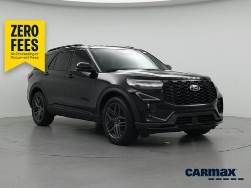 Black 2025 Ford Explorer ST-Line