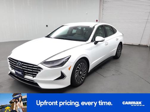 White 2023 Hyundai SONATA Hybrid SEL