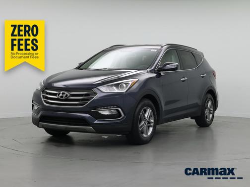 Blue 2017 Hyundai Santa Fe Sport