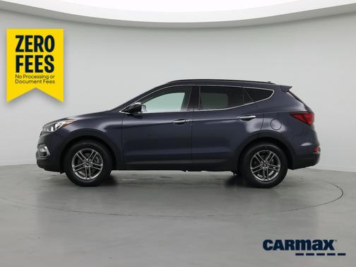 Blue 2017 Hyundai Santa Fe Sport