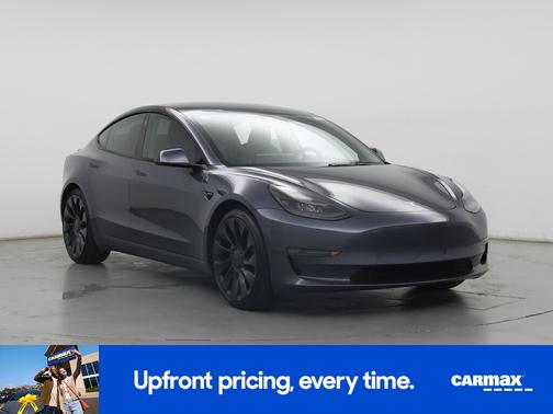 Gray 2023 Tesla Model 3 Performance