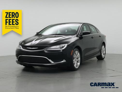Black 2015 Chrysler 200 Limited