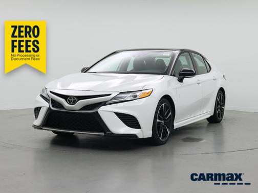 White 2020 Toyota Camry XSE