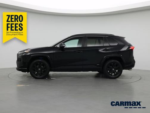 Black 2022 Toyota RAV4 Hybrid SE