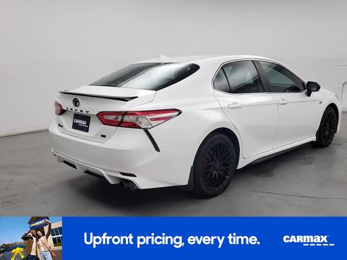White 2020 Toyota Camry SE Night Shade