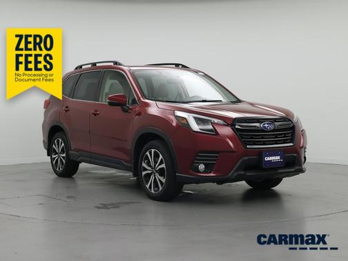 Red 2023 Subaru Forester Limited