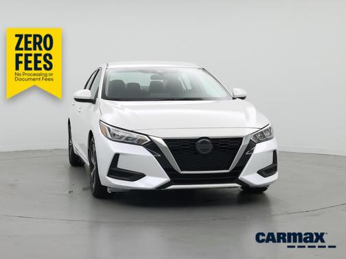 White 2022 Nissan Sentra SV