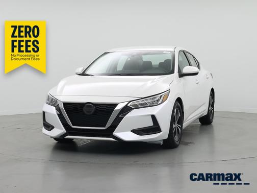 White 2022 Nissan Sentra SV