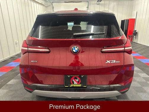 Red Metallic 2025 BMW X3 30 xDrive