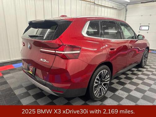 Red Metallic 2025 BMW X3 30 xDrive