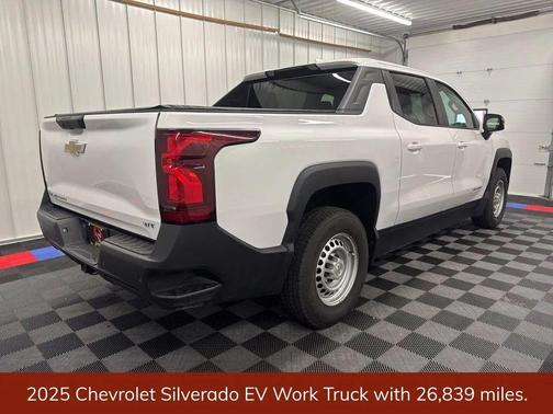 Summit White 2025 Chevrolet Silverado EV Work Truck Extended Range 4WD