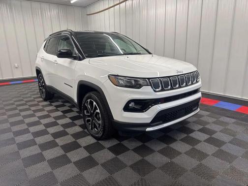 Bright White Clearcoat 2022 Jeep Compass Limited