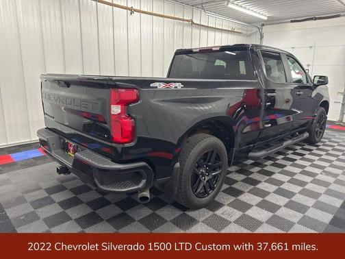 Black 2022 Chevrolet Silverado 1500 Limited Custom