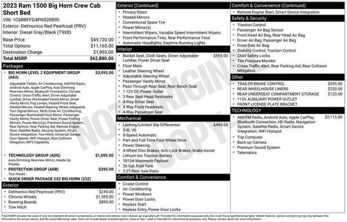 Delmonico Red Pearlcoat 2023 RAM 1500 Big Horn/Lone Star