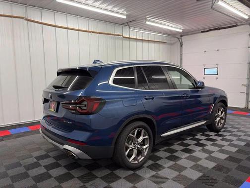 Blue Metallic 2022 BMW X3 xDrive30i