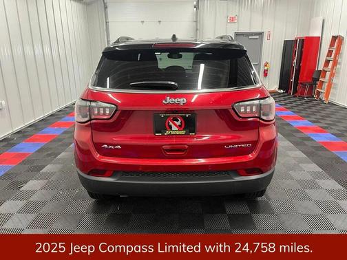 Red Hot Pearlcoat 2025 Jeep Compass Limited