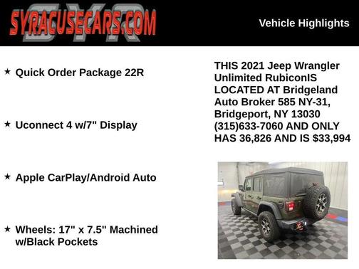 Sarge Green Clearcoat 2021 Jeep Wrangler Unlimited Rubicon