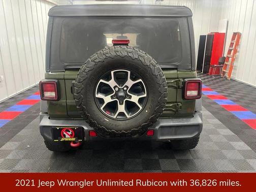 Sarge Green Clearcoat 2021 Jeep Wrangler Unlimited Rubicon