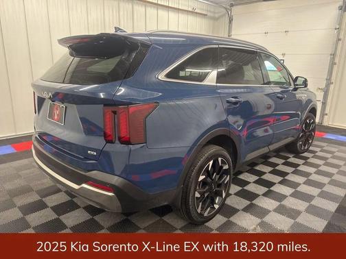 Midnight Lake Blue 2025 Kia Sorento EX