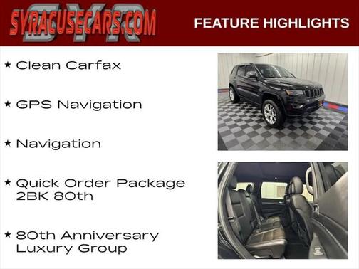 2021 Jeep Grand Cherokee 80th Anniversary Edition