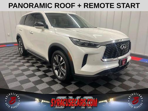 Majestic White 2023 INFINITI QX60 Luxe