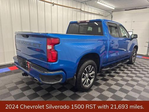 Glacier Blue Metallic 2024 Chevrolet Silverado 1500 RST
