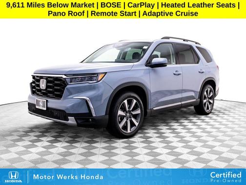 Sonic Gray Pearl 2024 Honda Pilot Touring 8-Passenger