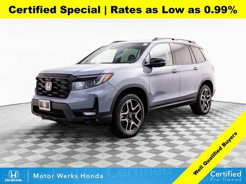 Sonic Gray Pearl 2023 Honda Passport AWD Elite