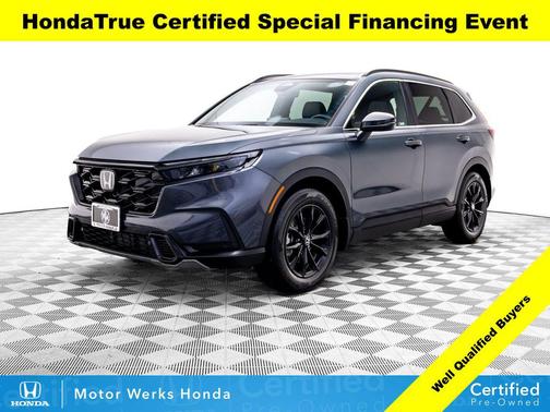 Meteorite Gray Metallic 2025 Honda CR-V Hybrid Sport FWD