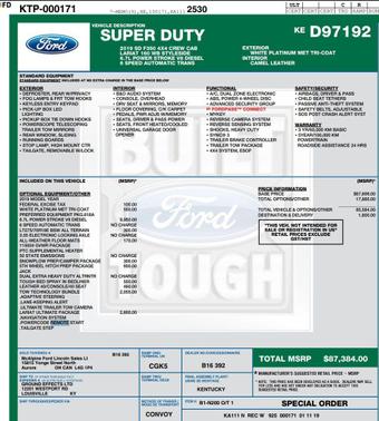 2019 Ford F-350 Lariat