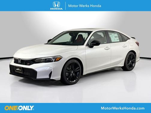 Platinum White Pearl 2026 Honda Civic Si Base