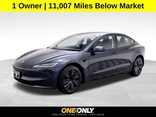 Stealth Grey 2025 Tesla Model 3 Long Range