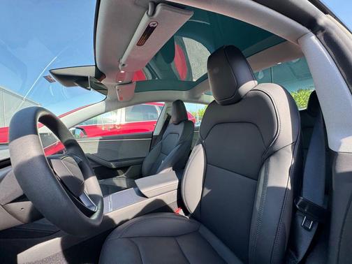 Stealth Grey 2025 Tesla Model 3 Long Range