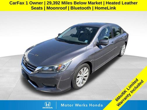 Modern Steel Metallic 2015 Honda Accord EX-L