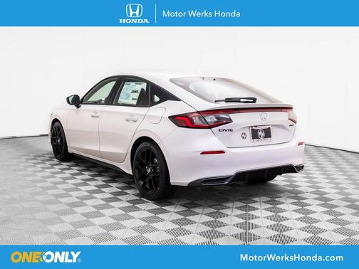 Platinum White Pearl 2026 Honda Civic Sport