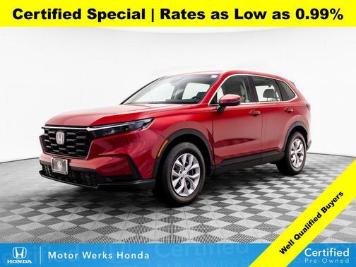 Radiant Red Metallic 2024 Honda CR-V LX AWD