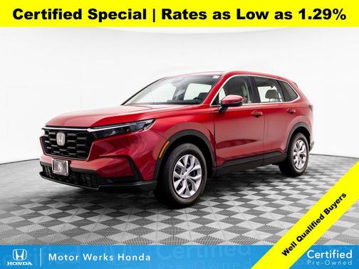 Radiant Red Metallic 2024 Honda CR-V LX AWD