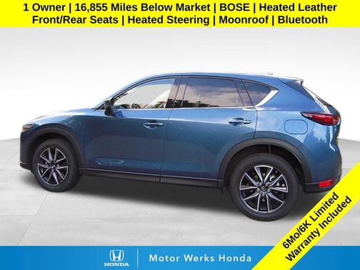 Eternal Blue Mica 2017 Mazda CX-5 Grand Touring