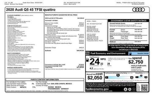2020 Audi Q5 45 Premium