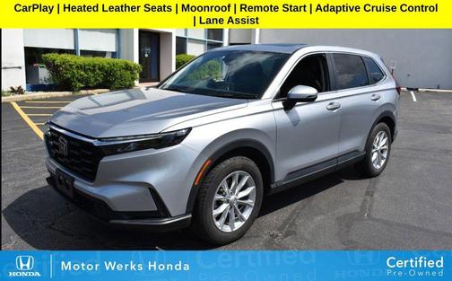 Lunar Silver Metallic 2024 Honda CR-V EX-L AWD