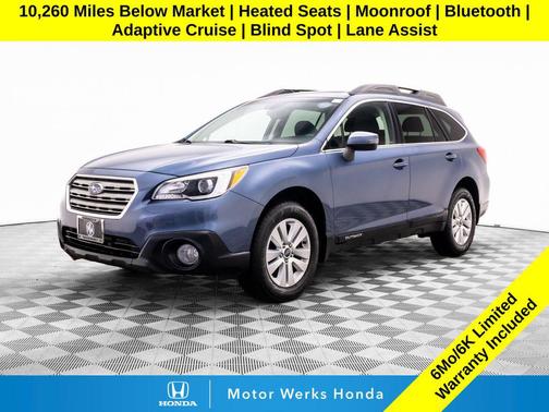 Twilight Blue Metallic 2017 Subaru Outback 2.5i Premium