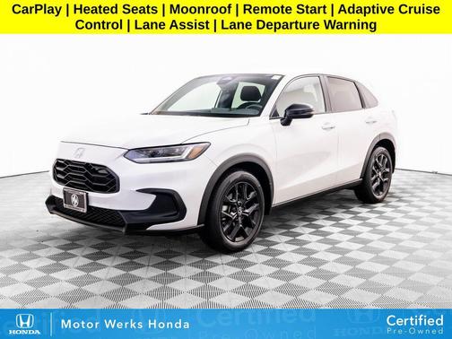 Platinum White Pearl 2024 Honda HR-V Sport