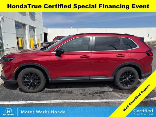 Radiant Red Metallic 2023 Honda CR-V Hybrid Sport AWD