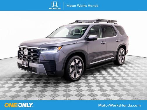 Modern Steel Metallic 2026 Honda Pilot Elite