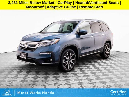 Steel Sapphire Metallic 2020 Honda Pilot AWD Elite