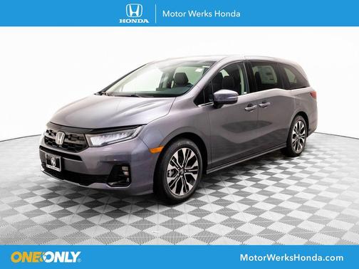 Modern Steel Metallic 2026 Honda Odyssey Elite
