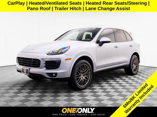 Rhodium Silver Metallic 2018 Porsche Cayenne Platinum Edition