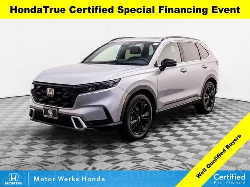 Lunar Silver Metallic 2023 Honda CR-V Hybrid Sport Touring AWD